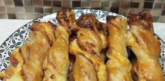 σφολιατίνια με τυρί κρέμα και ένταμ