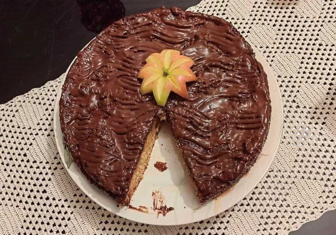 Μηλόπιτα με σοκολάτα