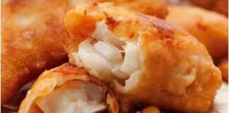 Τηγανητό ψάρι φιλετο σε κουρκουτι