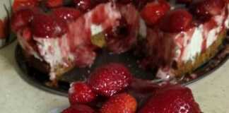 τσιζκέικ με φράουλα