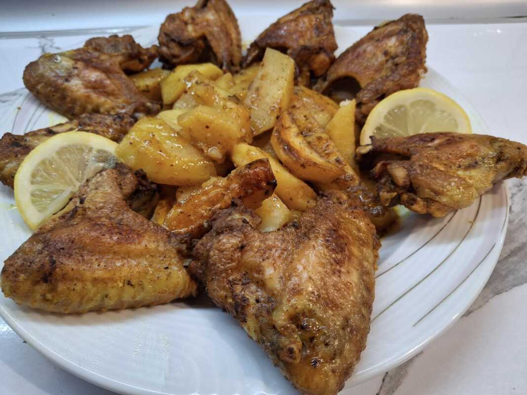 Φτερούγες κοτόπουλο στο φούρνο