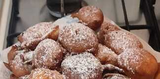 λουκουμάδες με σταφίδες και λεμόνι