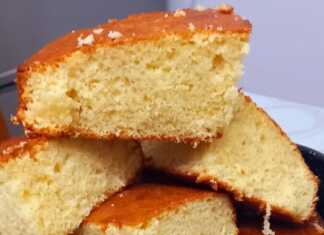 Κέικ Γιαουρτιού με Κανέλα και Χυμό Πορτοκαλιού