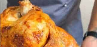 Κοτόπουλο με λαχανικά στο βάζο