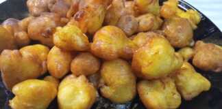 Λουκουμαδάκια με δύο υλικά