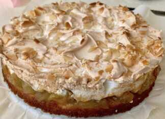 Μηλοκέικ με μαρέγκα