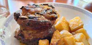 Πανσέτες γεμιστές με κεφτεδάκια και πατάτες φούρνου