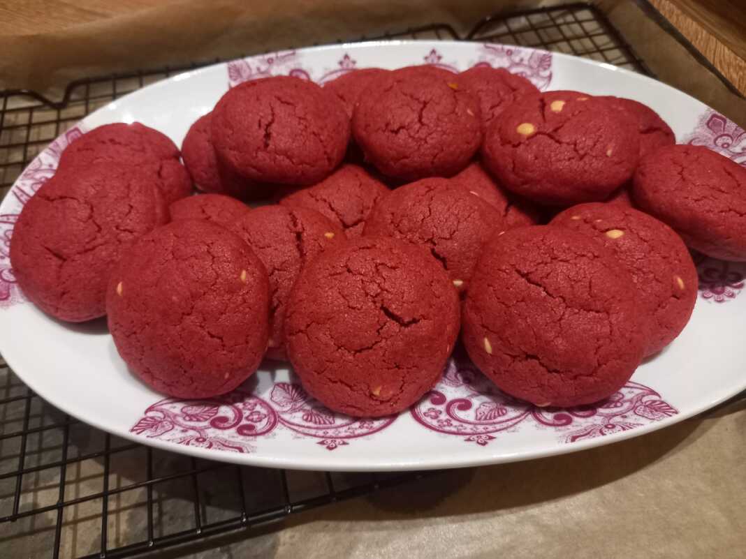 red velvet mpiskota μπισκότα Red Velvet