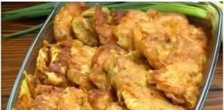 Τηγανίτες με λάχανο