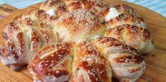 Τυρόψωμο- Μαργαρίτα 🌼 τυρόψωμο-Μαργαρίτα