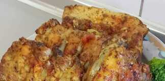 Χοιρινά πλευρά με πατάτες στο φούρνο