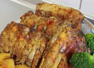 Χοιρινά πλευρά με πατάτες στο φούρνο