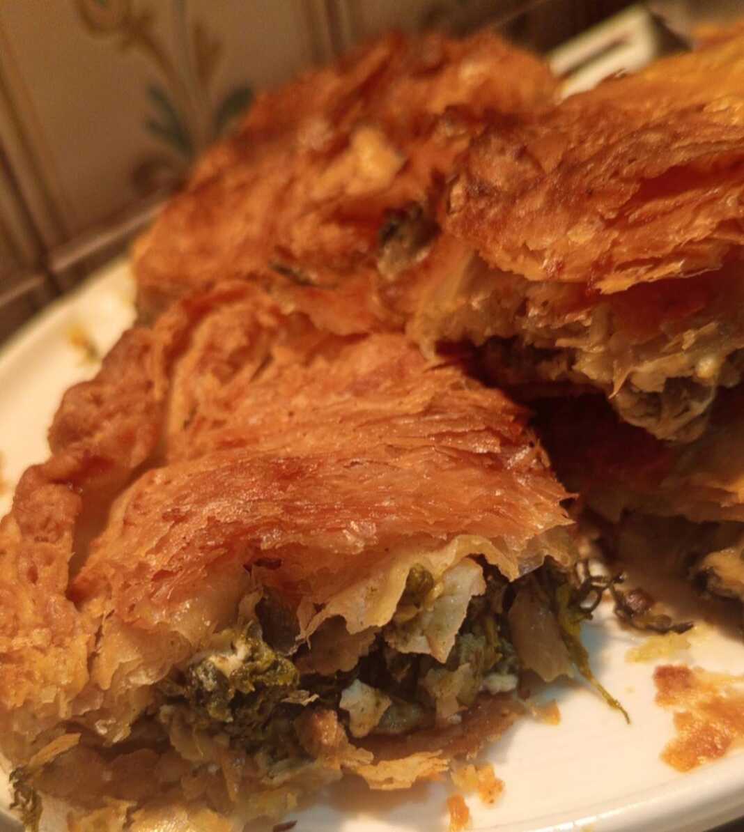 Σπανακοτυρόπιτα με Φύλλο Σφολιάτας