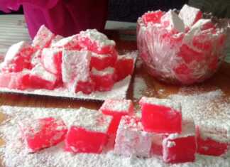 λουκούμια τριαντάφυλλο