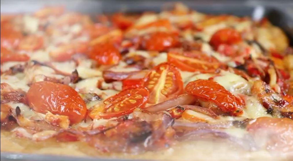 Nhstisimi pitsa Νηστίσιμη πίτσα