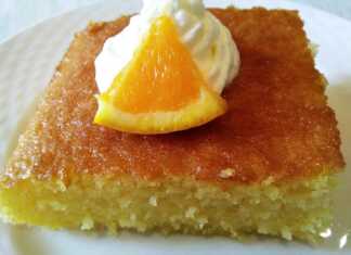 Πορτοκαλόπιτα με σιμιγδάλι