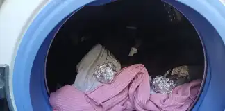 αλουμινόχαρτο στο πλυντήριο