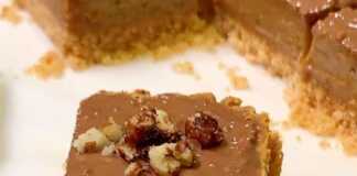 Cheesecake χουρμά και αλατισμένη σοκολάτα καραμέλας