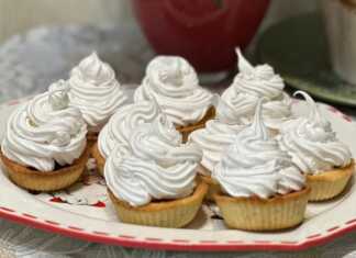 Καλαθάκια με κρέμα λεμονιού και σαντιγί