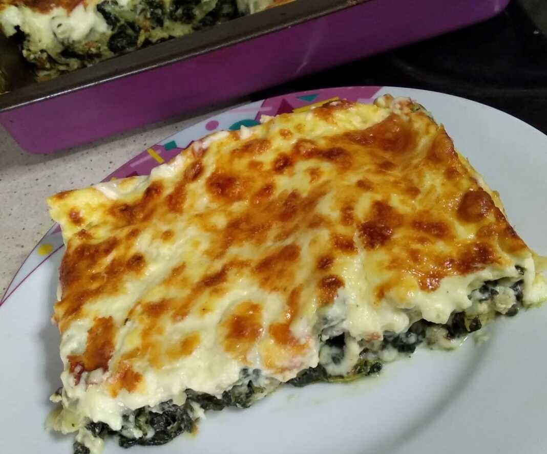 Κανελόνια με σπανάκι και μπεσαμέλ