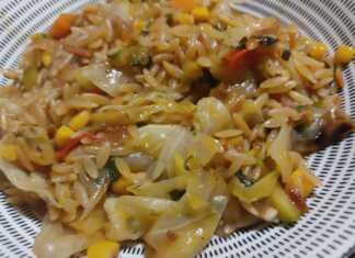 κριθαράκι με λαχανικά