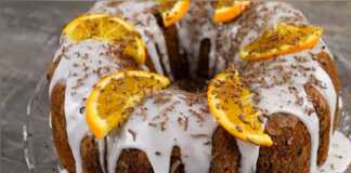 νηστίσιμο κέικ πορτοκαλιού και σοκολάτας