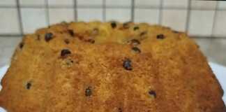 νηστίσιμο κέικ πορτοκαλιού