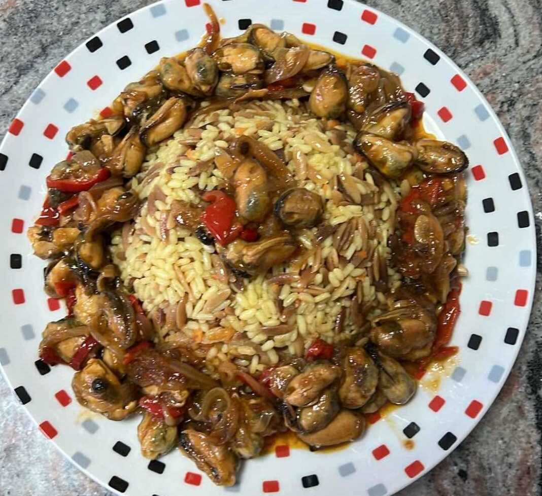 Πιλάφι με μύδια