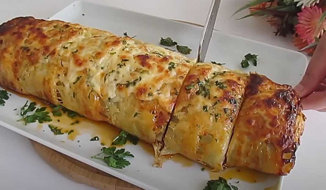 Ρολό κιμά με πατάτα