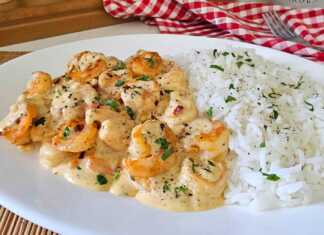 Γαρίδες σε σάλτσα σκόρδου