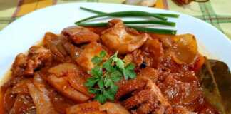 Σουπιές στιφάδο φούρνου Σουπιές στιφάδο φούρνου