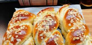 Τσουρεκάκια με ζαχαρούχο