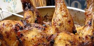 Μπουτάκια κοτόπουλο σούβλας με πατατούλες στο φούρνο