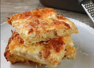 τυρόπιτα με φύλλο κρούστας