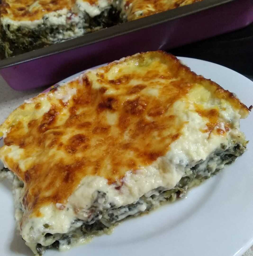 Κανελόνια με σπανάκι και μπεσαμέλ