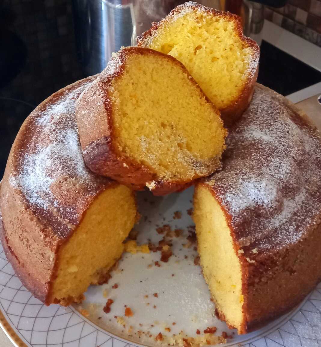 Κέικ νηστίσιμο πορτοκαλιού