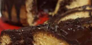 κέικ με βανίλια και κακάο