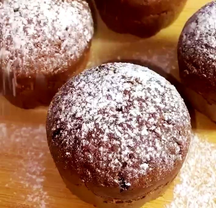 muffins choco Muffins-σοκολάτας