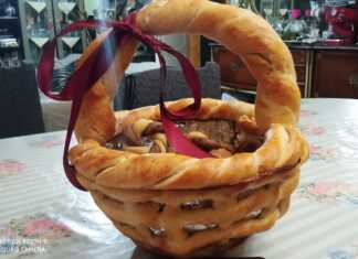 Πασχαλινό καλαθάκι Χειροποίητο,με ζύμη της αρεσκείας σας Πασχαλινό καλαθάκι