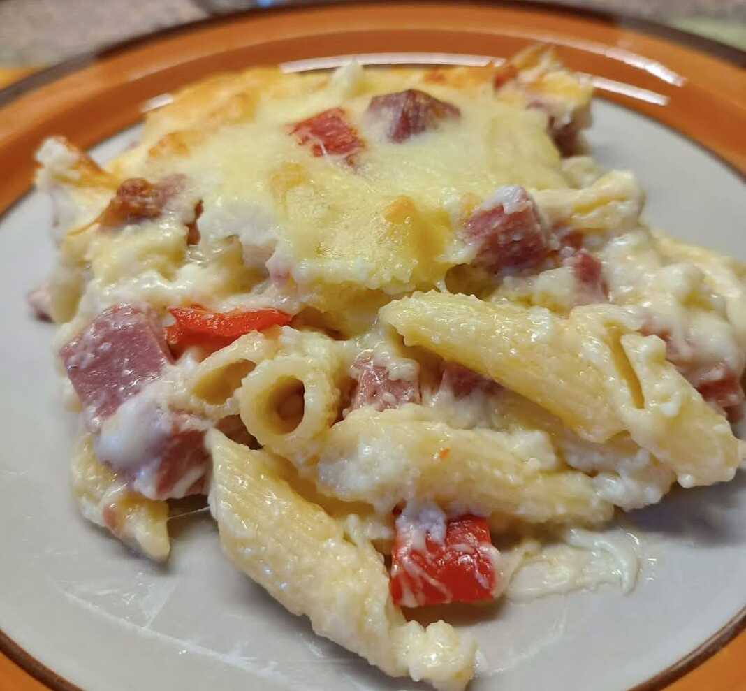 penes pikantikes Πέννες ογκρατέν με μπεσαμέλ