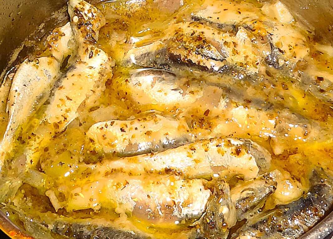 sardeles lemonates Σαρδέλες λεμονάτες με μουστάρδα