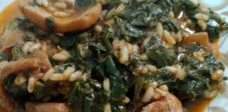 Σουπιές με σπανάκι