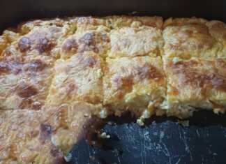 τυρόπιτα με φύλλα κρούστας και τυριά