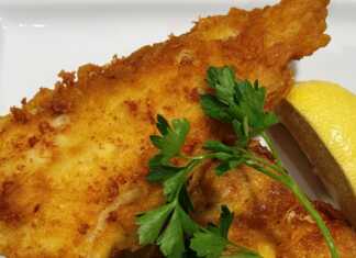 Φωτογραφία με τραγανό τηγανητό μπακαλιάρο