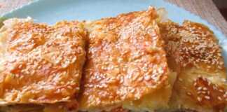 Παστουρμαδόπιτα με φύλλο κρούστας, παστουρμά, κασέρι και ντομάτα – παραδοσιακή ελληνική συνταγή