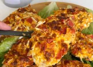 Φιλέτα Κοτόπουλου με Τυρί στο Φούρνο, γεμιστά και ροδισμένα, μέσα σε ταψ