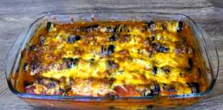 Ρολά Μελιτζάνας με Κιμά και Σάλτσα Ντομάτας