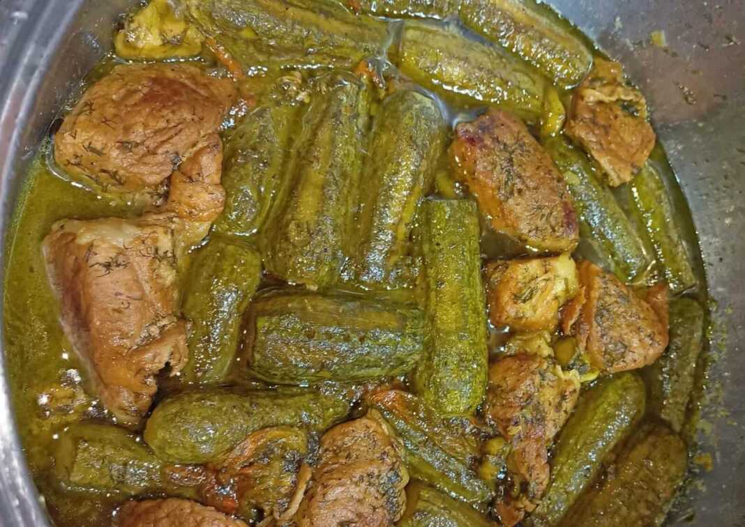 Kolokithakia kreas katsarola Κρέας με Κολοκυθάκια σε Λεμονάτη Σάλτσα