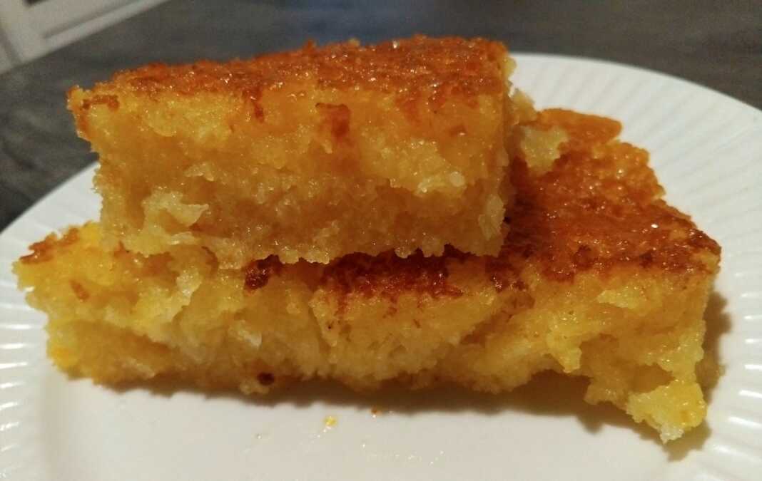 Portokalopita me filo kroustas