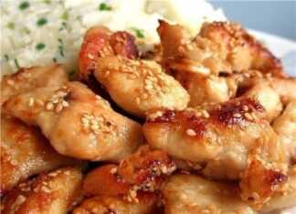 κοτόπουλο με σάλτσα σόγιας και μέλι